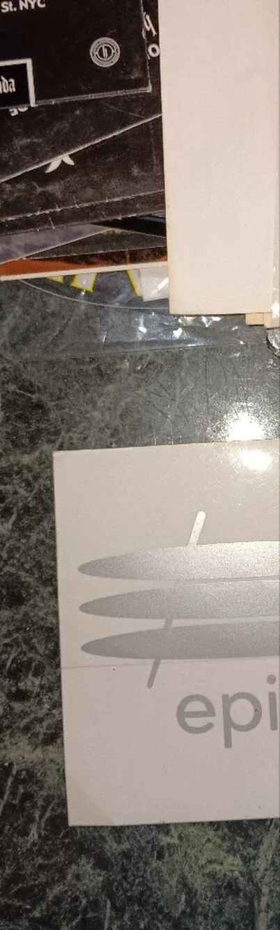vintage Epic Records logo stickerUsed
